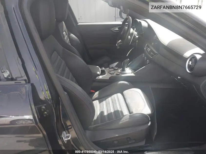 2022 Alfa Romeo Giulia Veloce Awd VIN: ZARFANBN8N7665729 Lot: 41795504