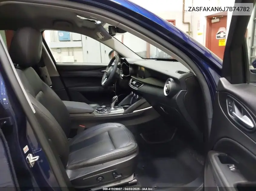 2018 Alfa Romeo Stelvio Awd VIN: ZASFAKAN6J7B74782 Lot: 41939007