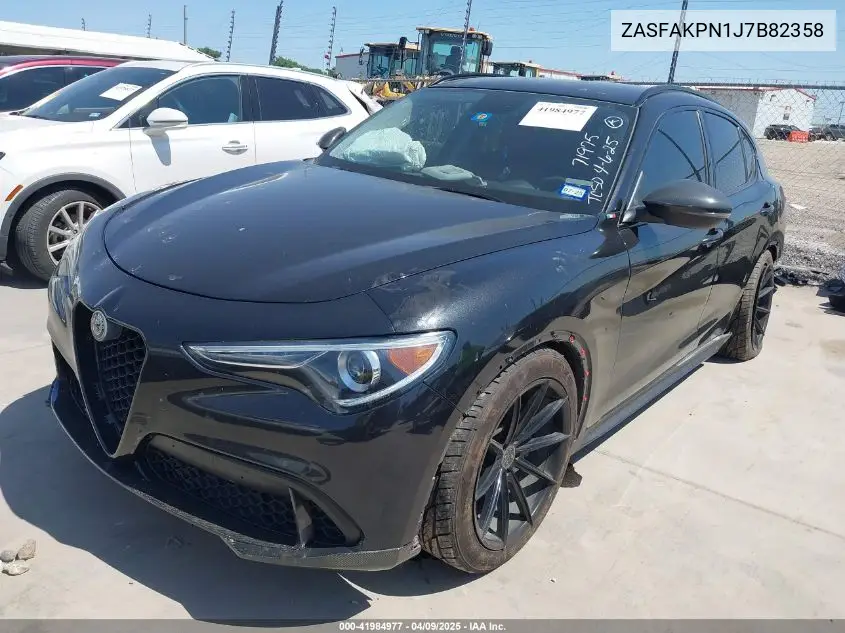 2018 Alfa Romeo Stelvio Sport Awd VIN: ZASFAKPN1J7B82358 Lot: 41984977