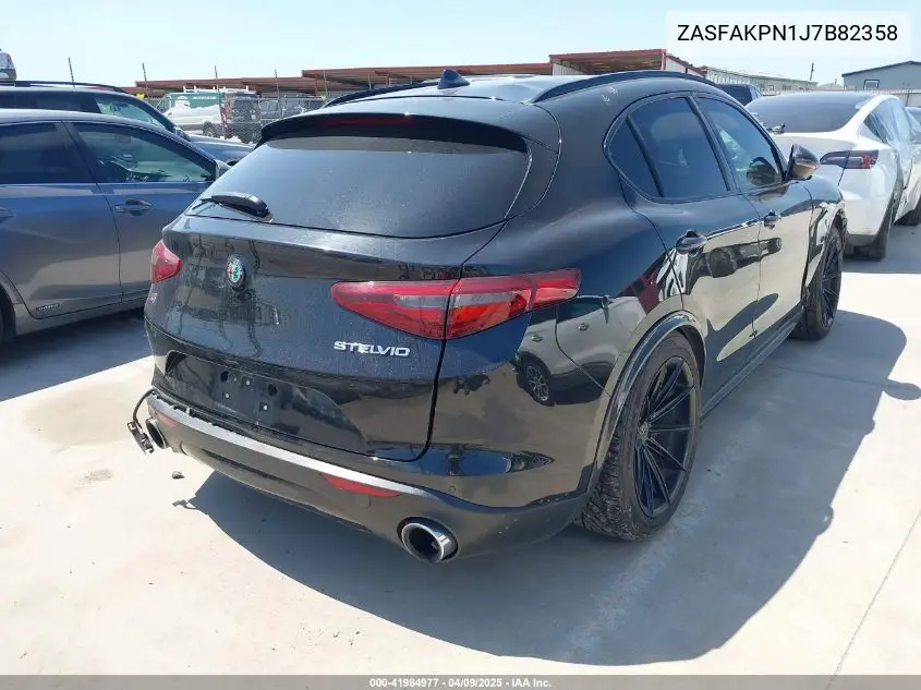 2018 Alfa Romeo Stelvio Sport Awd VIN: ZASFAKPN1J7B82358 Lot: 41984977