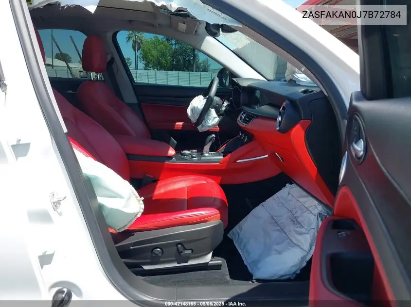 2018 Alfa Romeo Stelvio Awd VIN: ZASFAKAN0J7B72784 Lot: 42148165