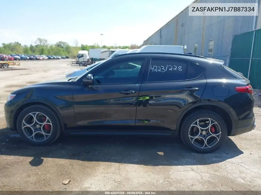 2018 Alfa Romeo Stelvio Sport Awd VIN: ZASFAKPN1J7B87334 Lot: 42231228
