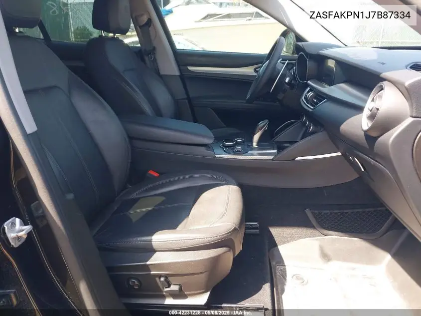 2018 Alfa Romeo Stelvio Sport Awd VIN: ZASFAKPN1J7B87334 Lot: 42231228