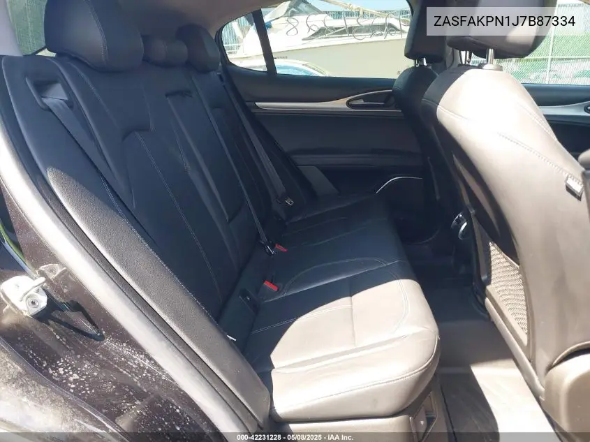 2018 Alfa Romeo Stelvio Sport Awd VIN: ZASFAKPN1J7B87334 Lot: 42231228