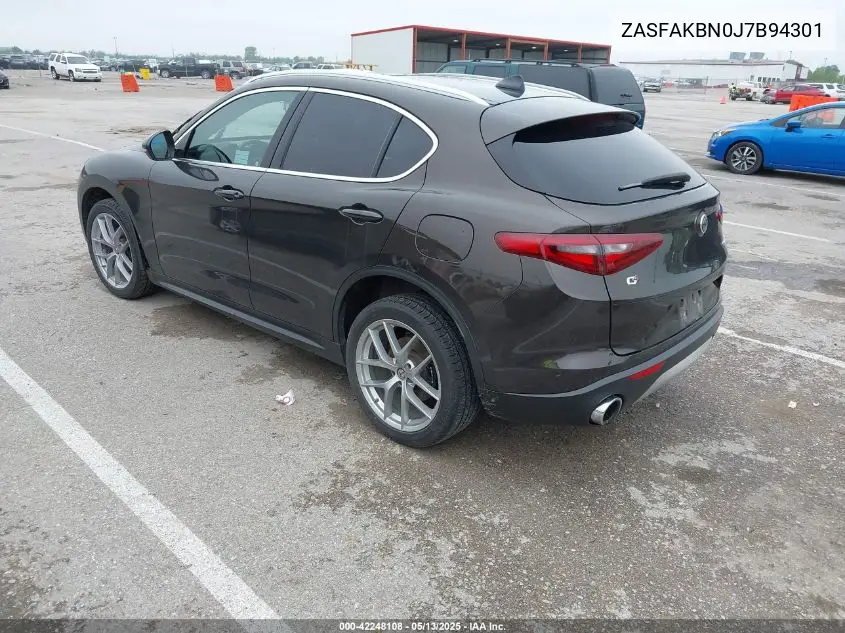 2018 Alfa Romeo Stelvio Ti Awd VIN: ZASFAKBN0J7B94301 Lot: 42248108