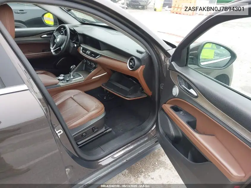 2018 Alfa Romeo Stelvio Ti Awd VIN: ZASFAKBN0J7B94301 Lot: 42248108