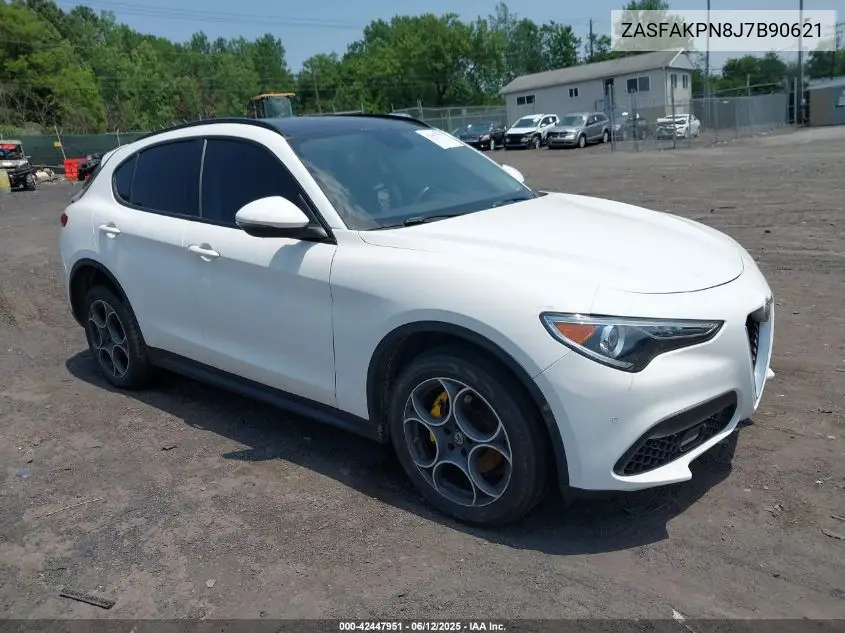 2018 Alfa Romeo Stelvio Sport Awd VIN: ZASFAKPN8J7B90621 Lot: 42447951