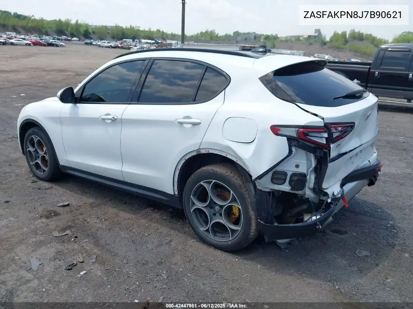 2018 Alfa Romeo Stelvio Sport Awd VIN: ZASFAKPN8J7B90621 Lot: 42447951