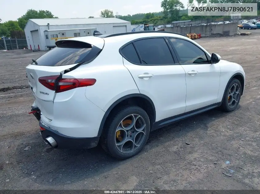 2018 Alfa Romeo Stelvio Sport Awd VIN: ZASFAKPN8J7B90621 Lot: 42447951