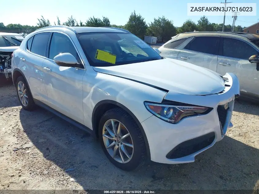 2018 Alfa Romeo Stelvio Ti Lusso Awd VIN: ZASFAKRN3J7C16023 Lot: 42518828