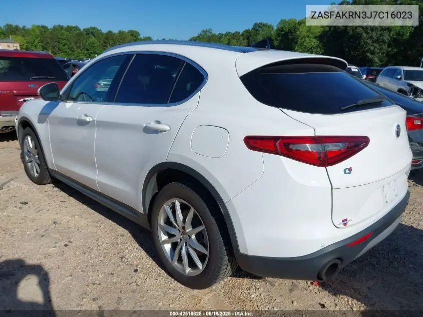 2018 Alfa Romeo Stelvio Ti Lusso Awd VIN: ZASFAKRN3J7C16023 Lot: 42518828