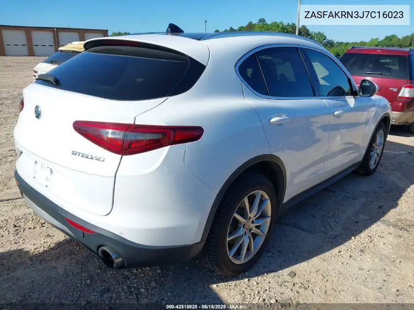 2018 Alfa Romeo Stelvio Ti Lusso Awd VIN: ZASFAKRN3J7C16023 Lot: 42518828