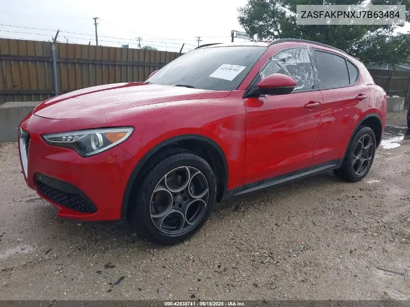 2018 Alfa Romeo Stelvio Sport Awd VIN: ZASFAKPNXJ7B63484 Lot: 42538741