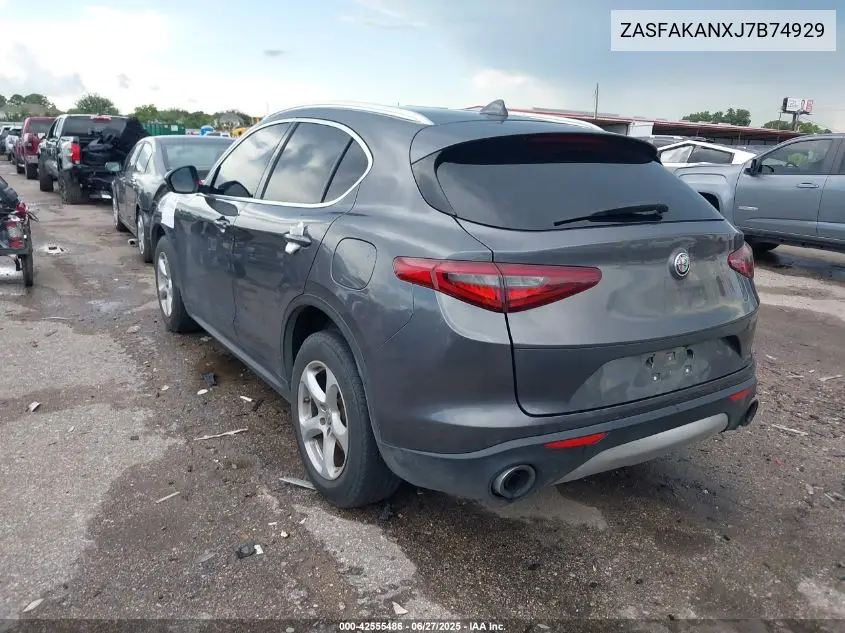 2018 Alfa Romeo Stelvio Awd VIN: ZASFAKANXJ7B74929 Lot: 42555486