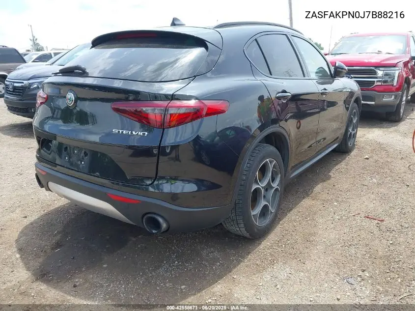 2018 Alfa Romeo Stelvio Sport Awd VIN: ZASFAKPN0J7B88216 Lot: 42558671