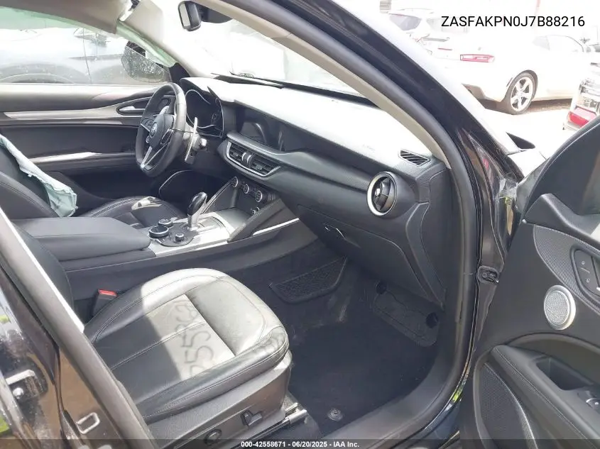 2018 Alfa Romeo Stelvio Sport Awd VIN: ZASFAKPN0J7B88216 Lot: 42558671
