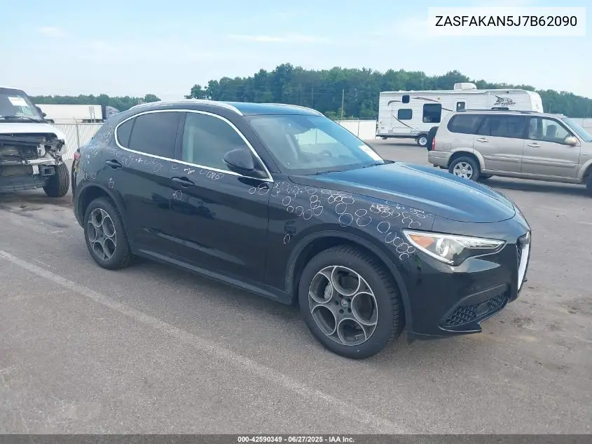 2018 Alfa Romeo Stelvio Awd VIN: ZASFAKAN5J7B62090 Lot: 42590349
