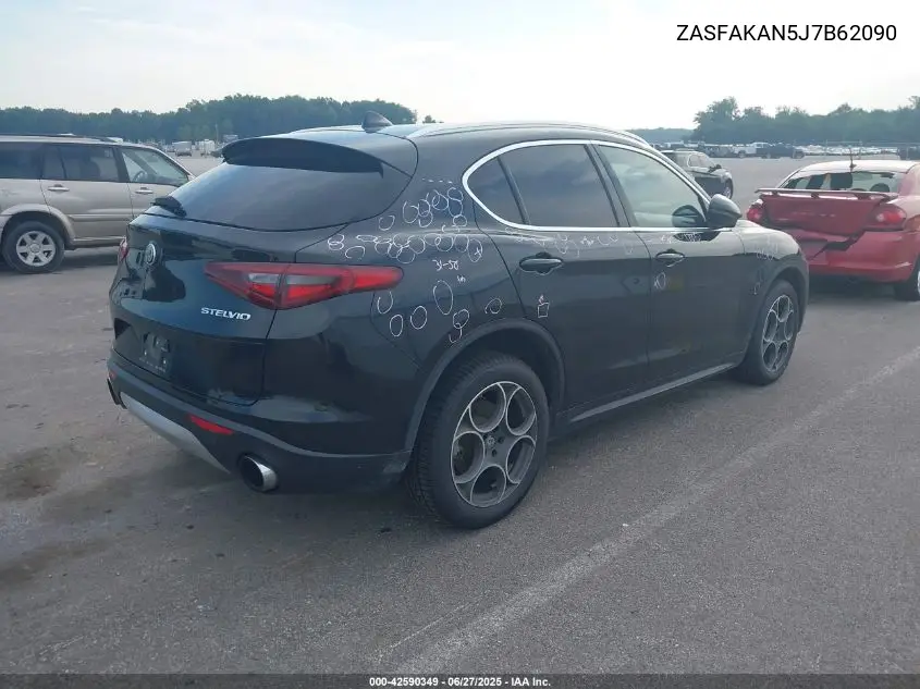 2018 Alfa Romeo Stelvio Awd VIN: ZASFAKAN5J7B62090 Lot: 42590349