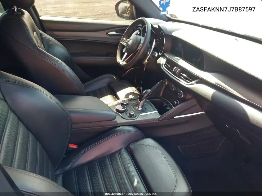2018 Alfa Romeo Stelvio Ti Sport Awd VIN: ZASFAKNN7J7B87597 Lot: 42600727