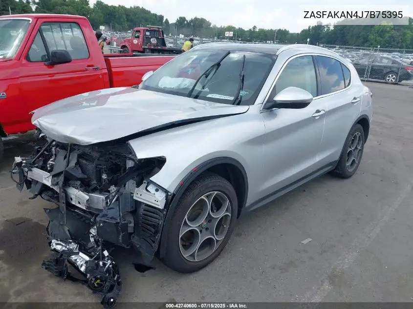 2018 Alfa Romeo Stelvio Awd VIN: ZASFAKAN4J7B75395 Lot: 42740600