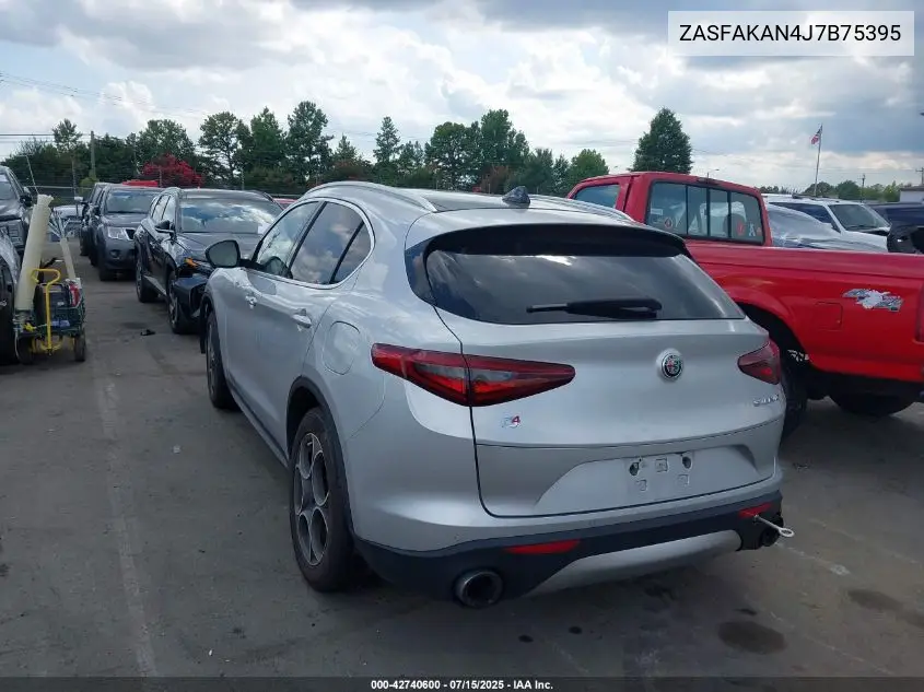 2018 Alfa Romeo Stelvio Awd VIN: ZASFAKAN4J7B75395 Lot: 42740600