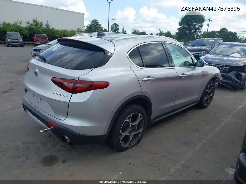 2018 Alfa Romeo Stelvio Awd VIN: ZASFAKAN4J7B75395 Lot: 42740600