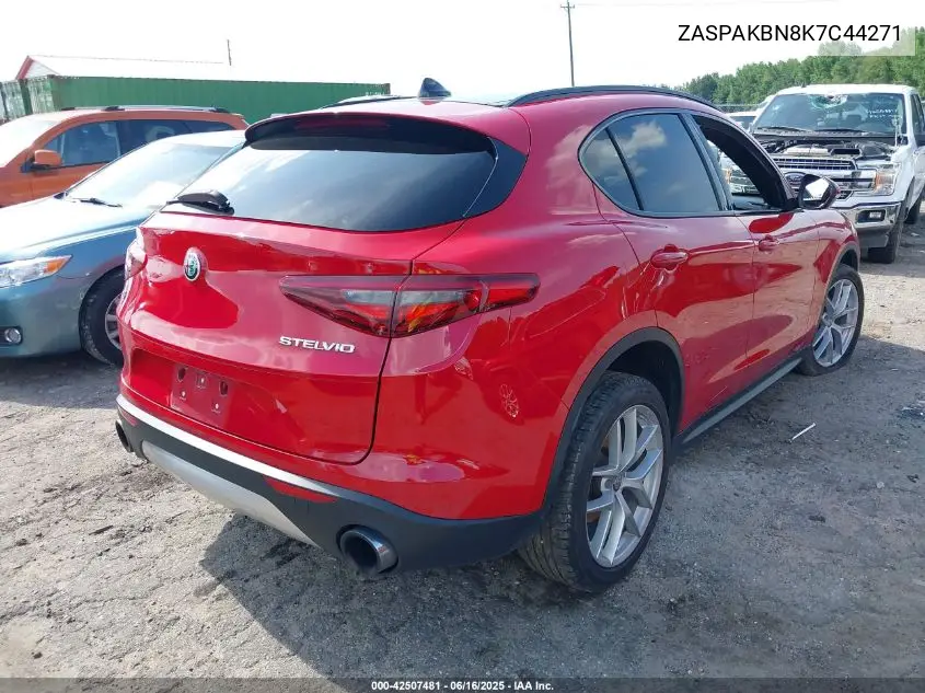 2019 Alfa Romeo Stelvio Ti Sport Awd VIN: ZASPAKBN8K7C44271 Lot: 42507481