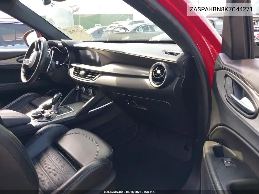 2019 Alfa Romeo Stelvio Ti Sport Awd VIN: ZASPAKBN8K7C44271 Lot: 42507481