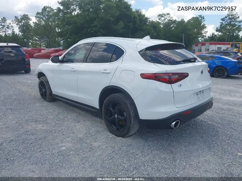 2019 Alfa Romeo Stelvio Awd VIN: ZASPAKAN9K7C29957 Lot: 42584746