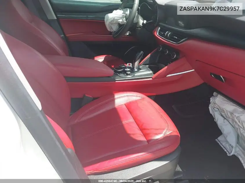 2019 Alfa Romeo Stelvio Awd VIN: ZASPAKAN9K7C29957 Lot: 42584746