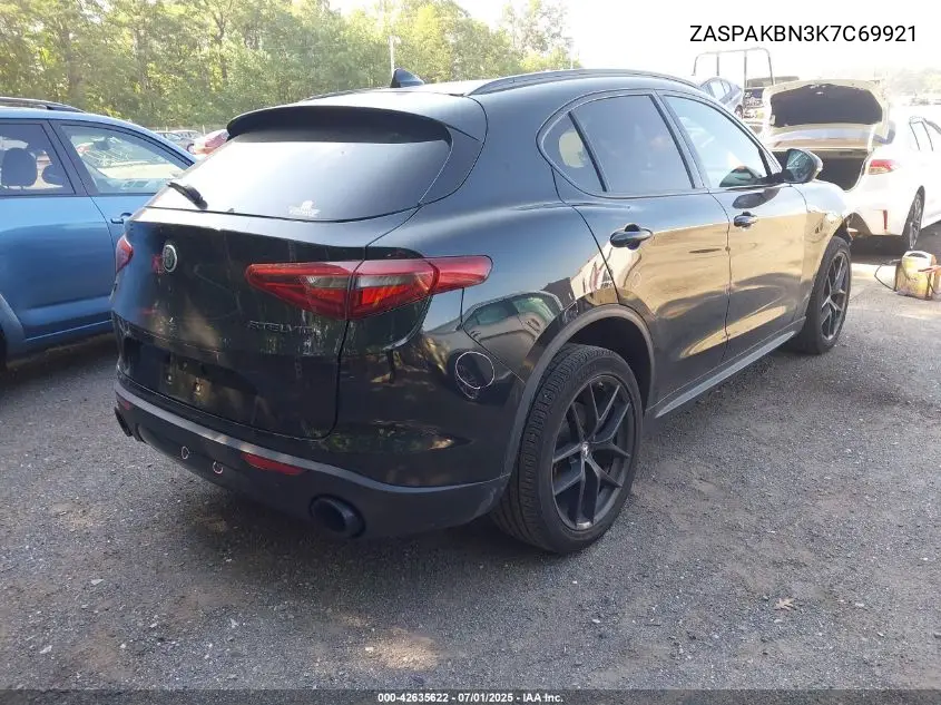 2019 Alfa Romeo Stelvio Ti Sport Awd VIN: ZASPAKBN3K7C69921 Lot: 42635622