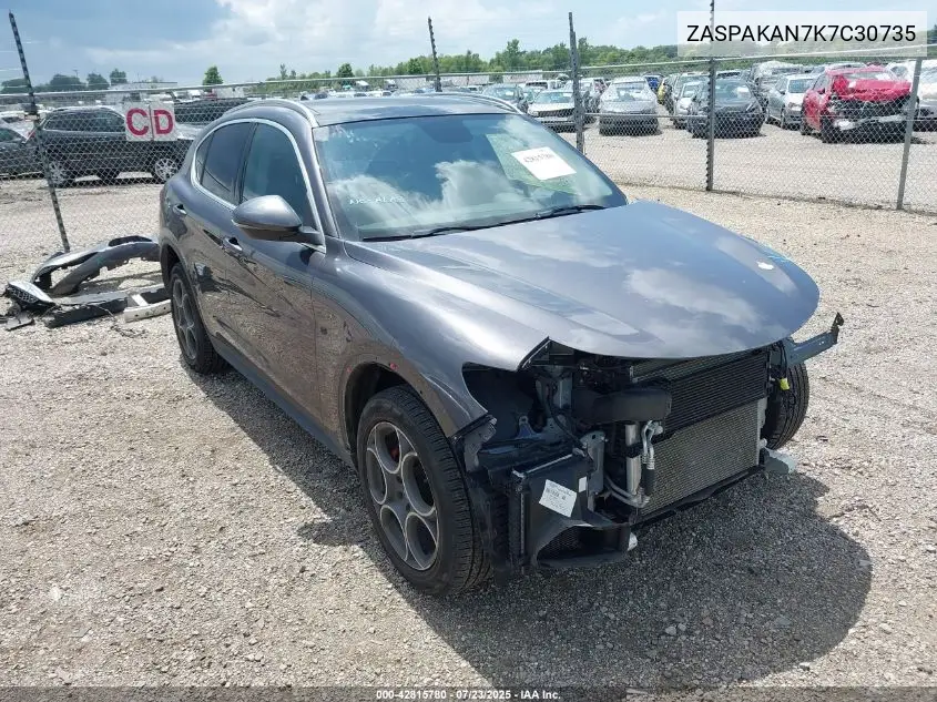 ZASPAKAN7K7C30735 2019 Alfa Romeo Stelvio Awd