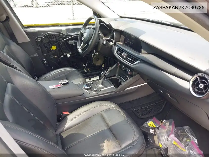 ZASPAKAN7K7C30735 2019 Alfa Romeo Stelvio Awd