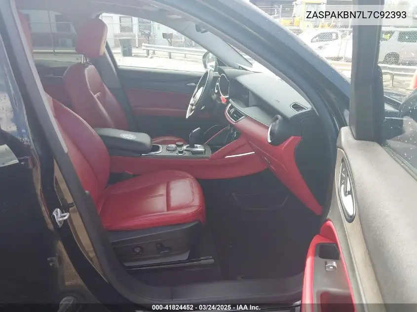 2020 Alfa Romeo Stelvio Ti Awd VIN: ZASPAKBN7L7C92393 Lot: 41824452