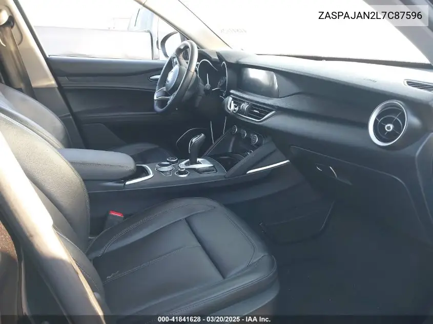 2020 Alfa Romeo Stelvio Rwd VIN: ZASPAJAN2L7C87596 Lot: 41841628