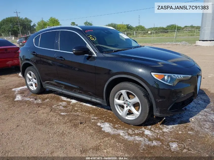 2020 Alfa Romeo Stelvio Rwd VIN: ZASPAJAN5L7C91383 Lot: 41971673