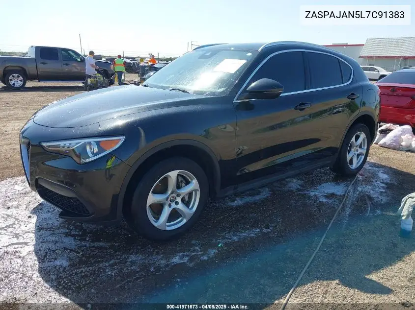 2020 Alfa Romeo Stelvio Rwd VIN: ZASPAJAN5L7C91383 Lot: 41971673