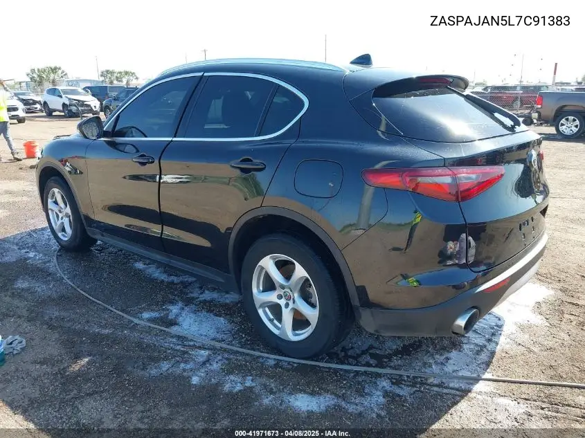 2020 Alfa Romeo Stelvio Rwd VIN: ZASPAJAN5L7C91383 Lot: 41971673
