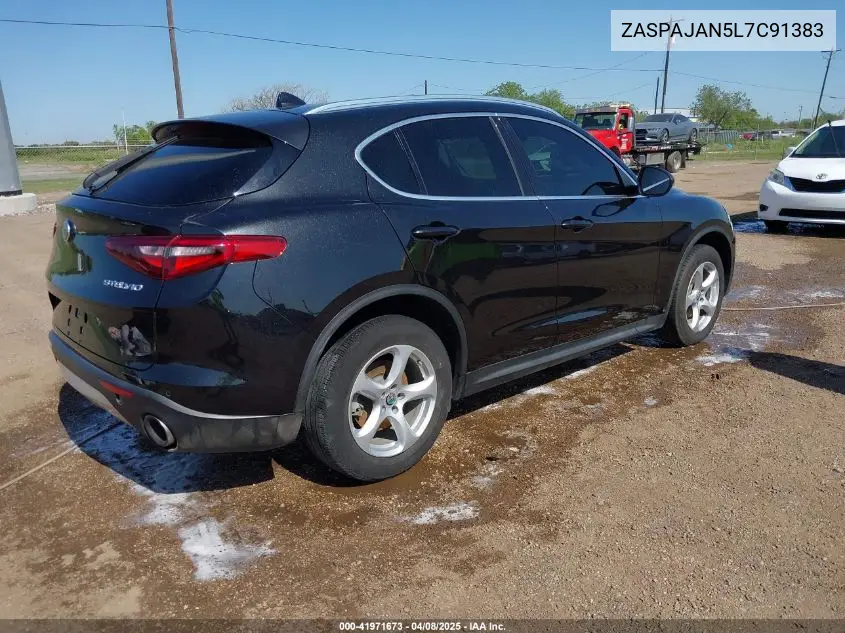 2020 Alfa Romeo Stelvio Rwd VIN: ZASPAJAN5L7C91383 Lot: 41971673