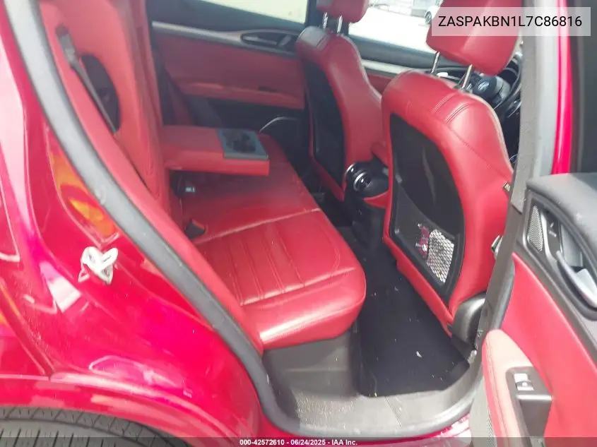 2020 Alfa Romeo Stelvio Ti Sport Awd VIN: ZASPAKBN1L7C86816 Lot: 42572610