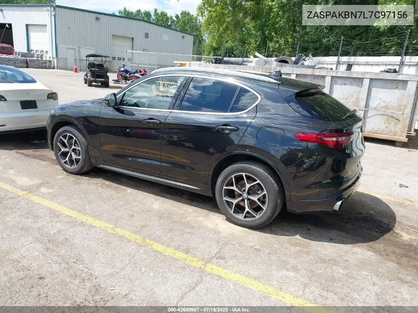2020 Alfa Romeo Stelvio Ti Awd VIN: ZASPAKBN7L7C97156 Lot: 42680987