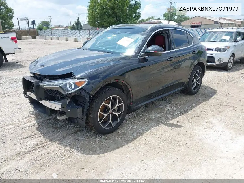 2020 Alfa Romeo Stelvio Ti Awd VIN: ZASPAKBNXL7C91979 Lot: 42740116