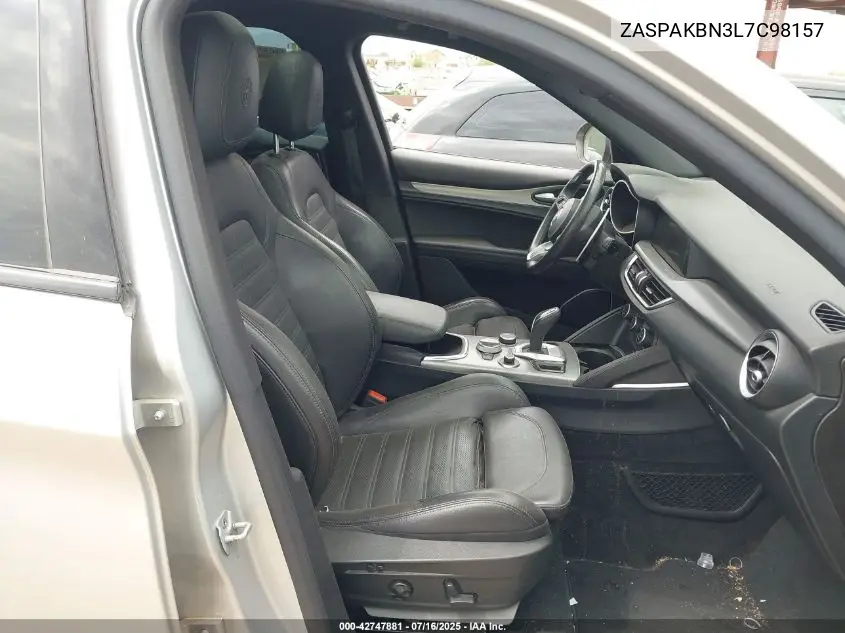 2020 Alfa Romeo Stelvio Ti Sport Awd VIN: ZASPAKBN3L7C98157 Lot: 42747881