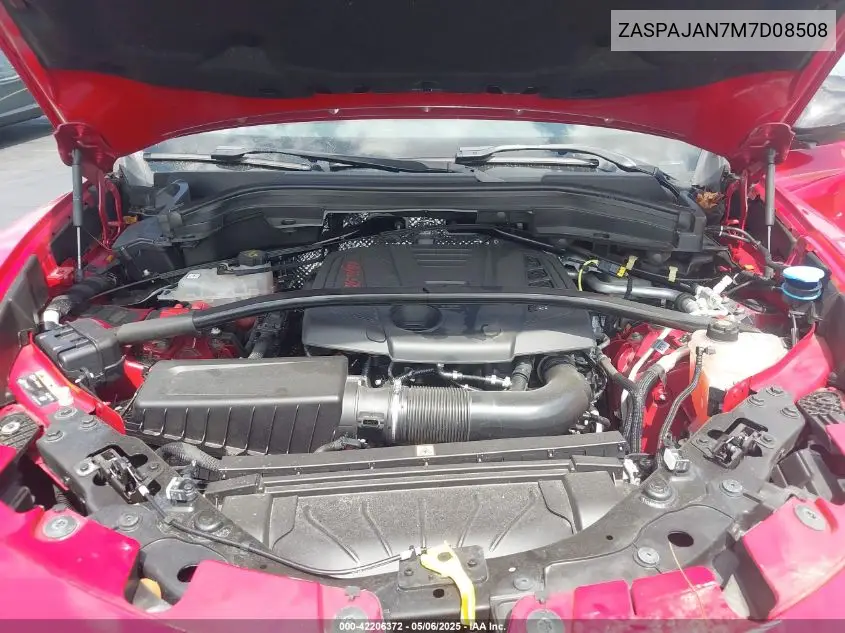 2021 Alfa Romeo Stelvio Rwd VIN: ZASPAJAN7M7D08508 Lot: 42206372