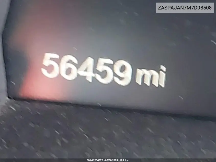 2021 Alfa Romeo Stelvio Rwd VIN: ZASPAJAN7M7D08508 Lot: 42206372