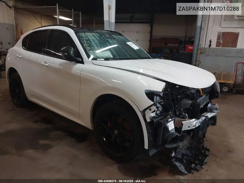 2021 Alfa Romeo Stelvio Ti Awd VIN: ZASPAKBN1M7D10288 Lot: 42506375