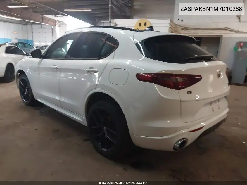 2021 Alfa Romeo Stelvio Ti Awd VIN: ZASPAKBN1M7D10288 Lot: 42506375