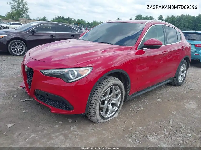 2021 Alfa Romeo Stelvio Awd VIN: ZASPAKAN8M7D09396 Lot: 42538313