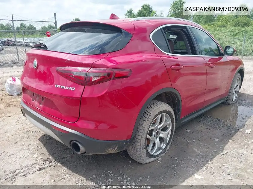 2021 Alfa Romeo Stelvio Awd VIN: ZASPAKAN8M7D09396 Lot: 42538313