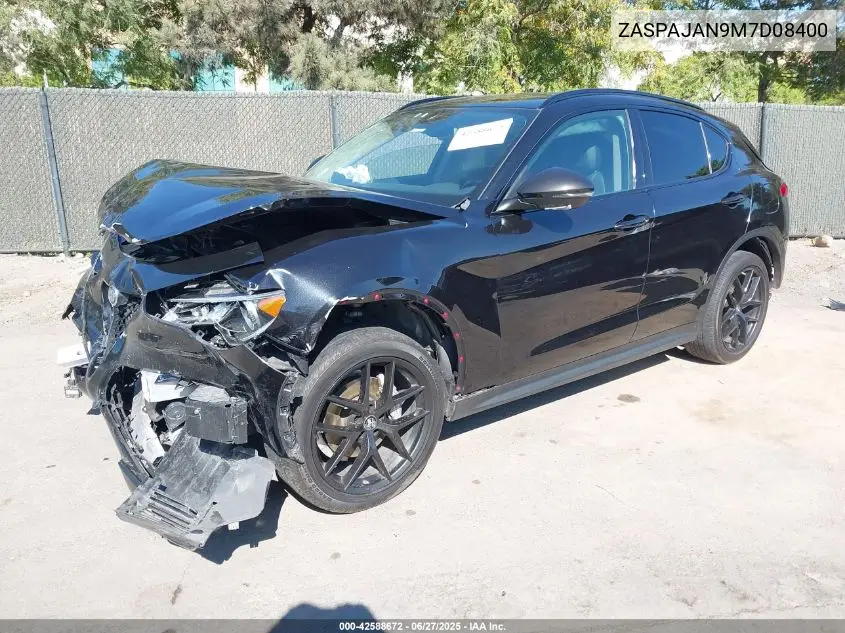 2021 Alfa Romeo Stelvio Rwd VIN: ZASPAJAN9M7D08400 Lot: 42588672